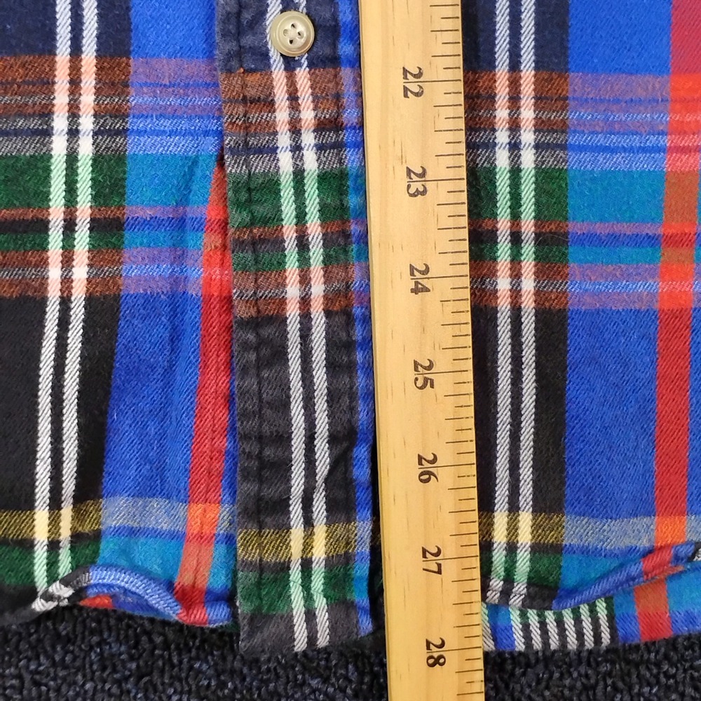 Ralph Lauren Mens Custom Fit Plaid Button Down Shirt Large Multi Color Preppy - Picture 5 of 9